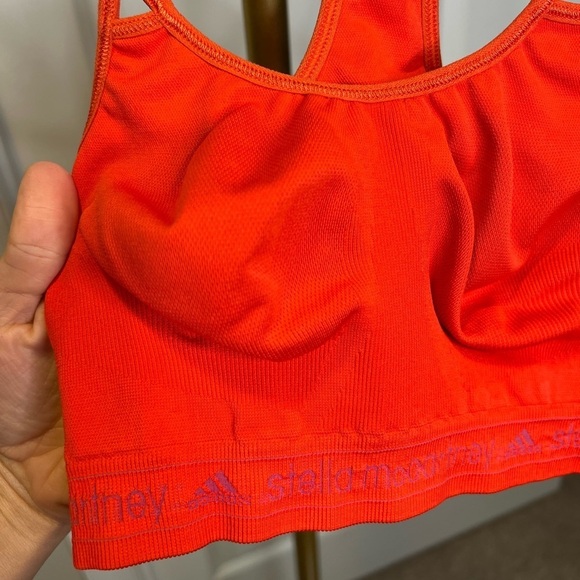 Stella McCartney x Adidas orange pomegranate sports bra - Picture 4 of 12